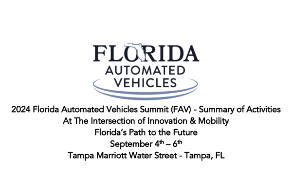 2024年佛罗里达自动驾驶汽车峰会（2024 FAV SUMMIT）演讲PPT合集（共12套打包）