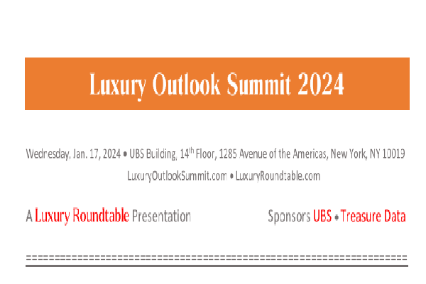2024年奢侈品展望峰会（Luxury Outlook Summit）嘉宾演讲PPT合集（共6套打包）