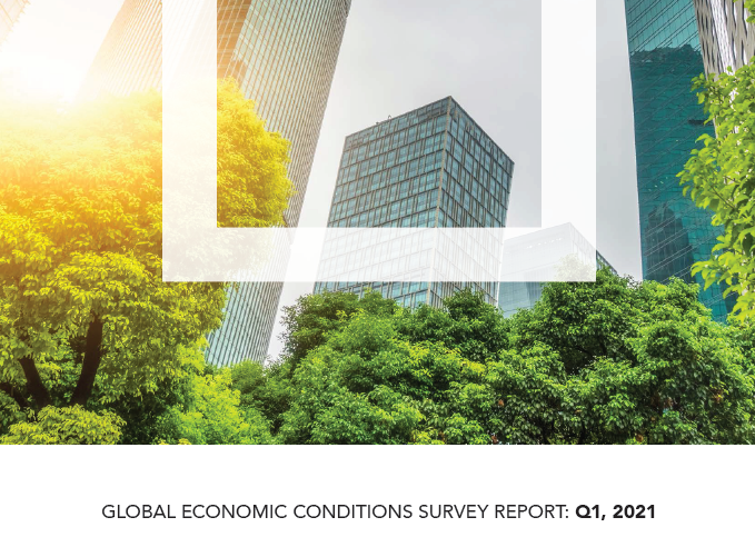 2021年全球经济活动的信心指数：美国财政刺激极大改善全球经济前景