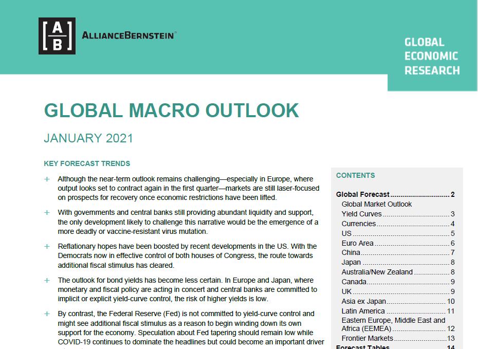 2021年全球货币市场展望和中国经济前景分析