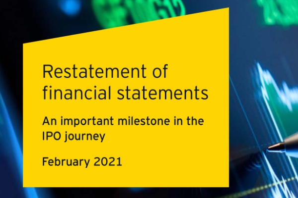 安永(EY)：2021年财务报表重述