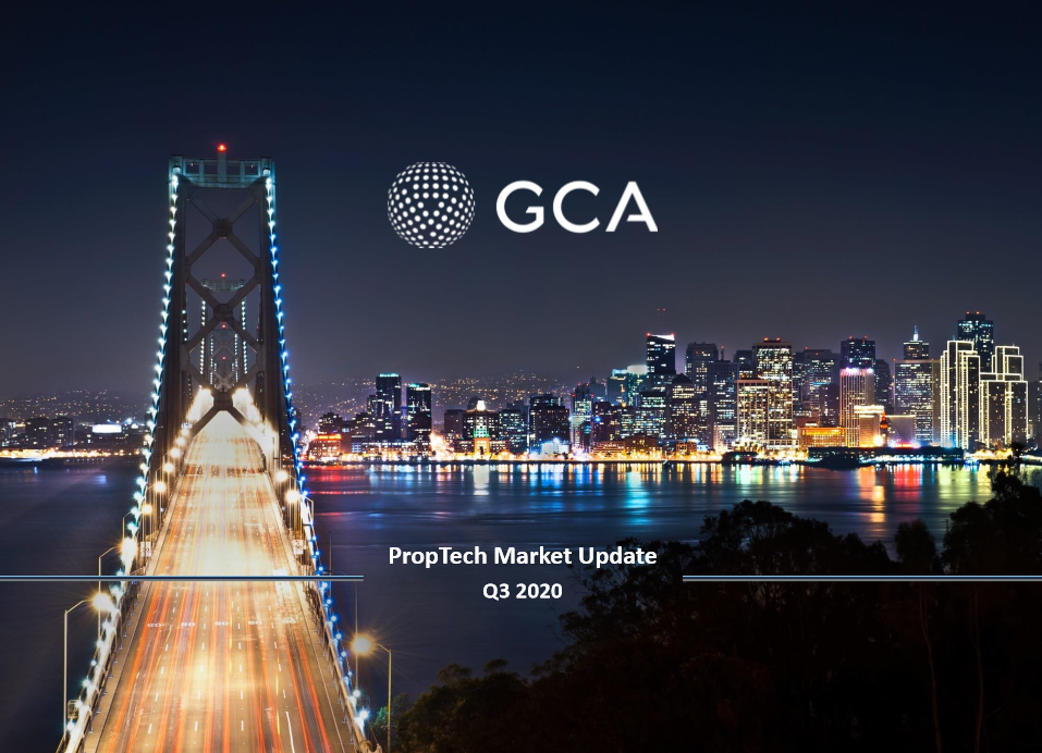 全球适应中心(GCA)：地产科技市场2020年第三季度现状及预测报告