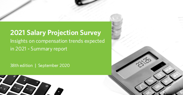 2021年加拿大薪酬总结及趋势报告：预计行政支助、废物管理和补救服务平均工资增长最高