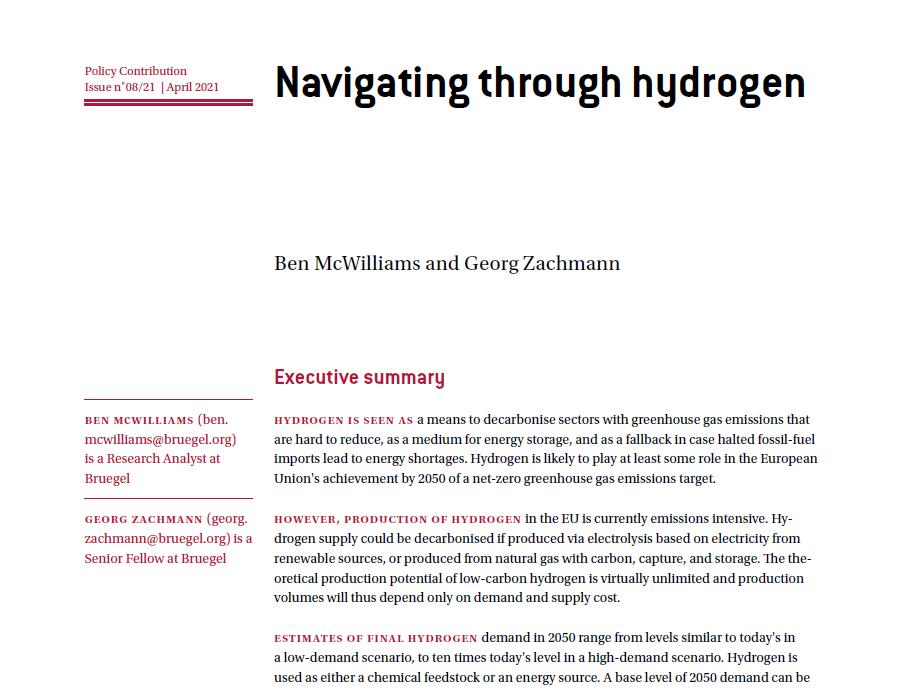 欧洲氢能源需求部门分析：90%以上的氢气被用作炼油、氨气生产的原料