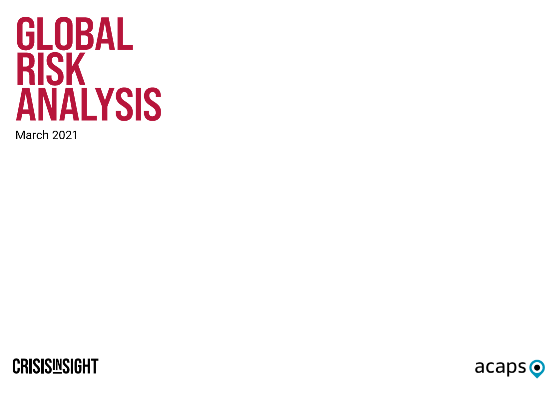 ACAPS：2021年未来六月全球风险地区分析报告
