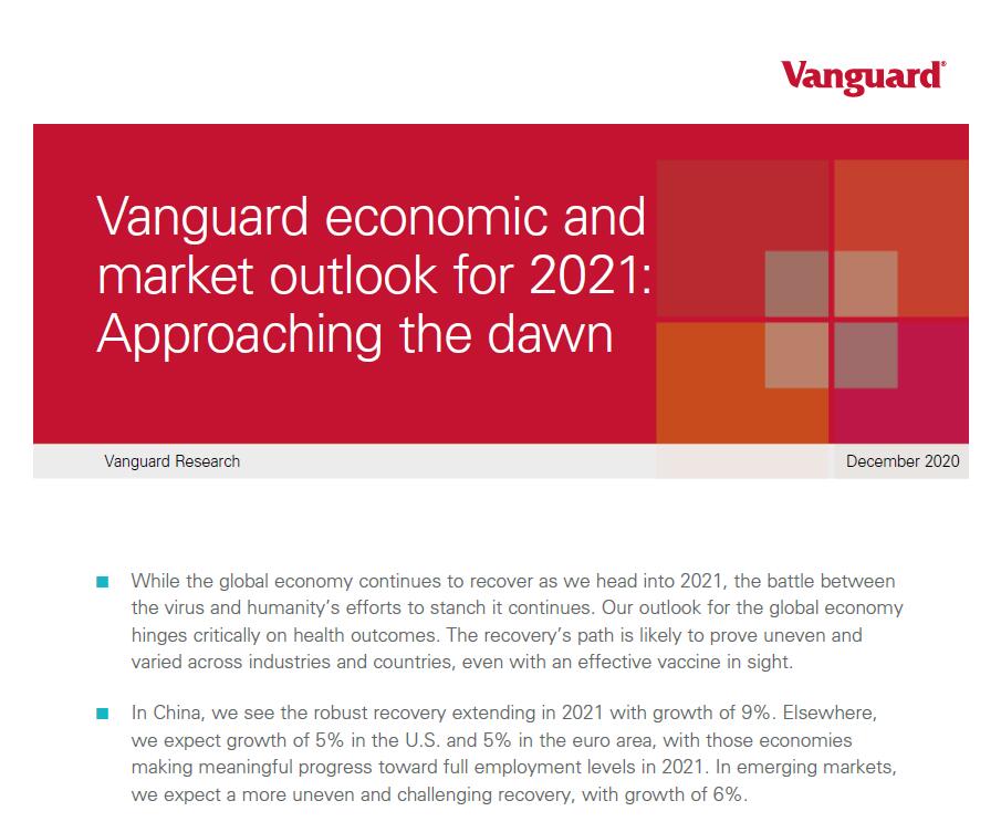 2021年全球健康经济发展：有效接种疫苗将推动经济复苏