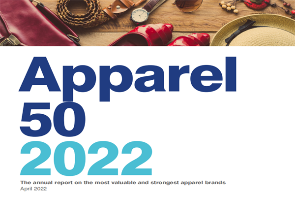 品牌金融(Brand Finance)：2022年全球最具价值和实力的服装品牌50强年度报告(附pdf版)