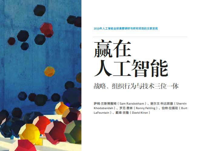 BCG：赢在人工智能——战略、组织行为与技术三位一体（附下载地址）
