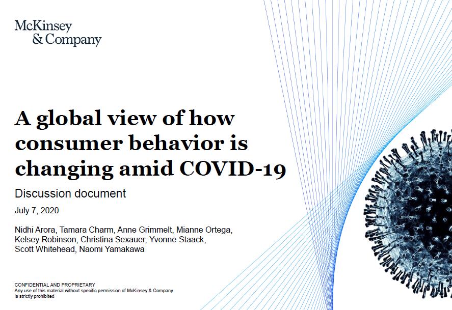 麦肯锡：疫情对全球消费者行为有什么影响？