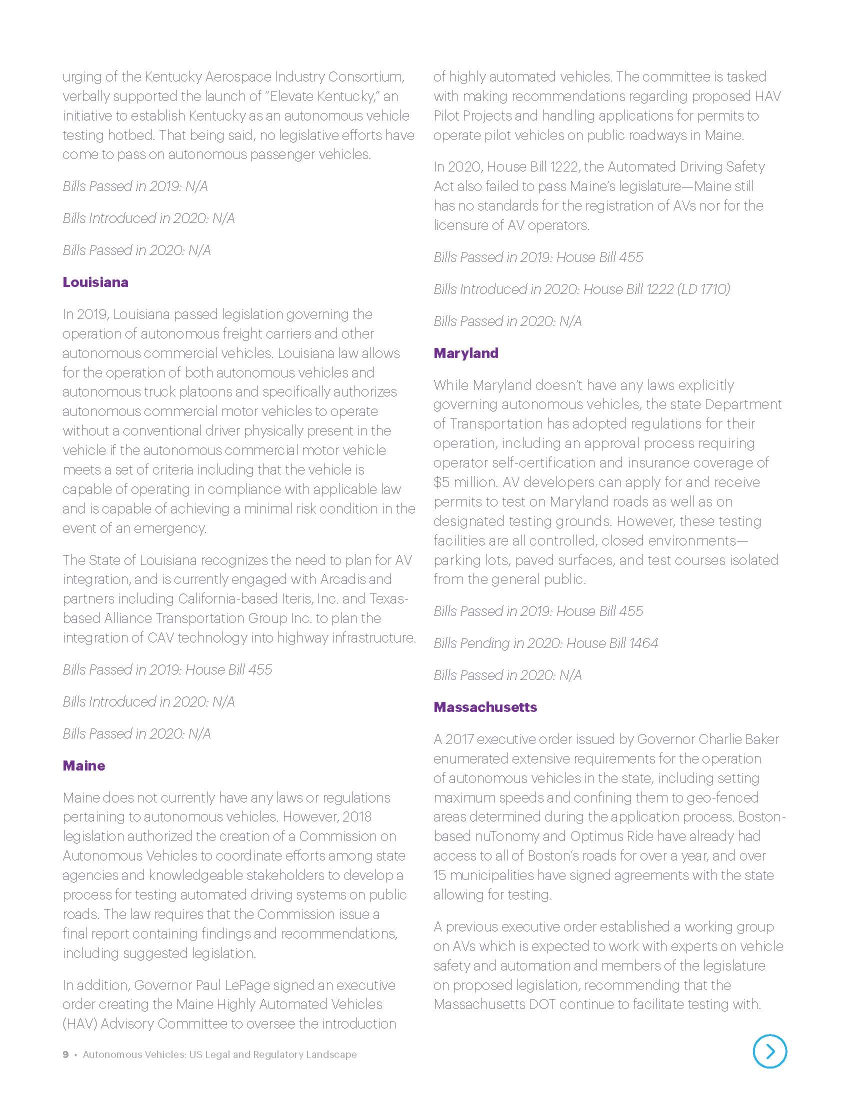 Autonomous Vehicles in the US：50-State Roundup - Dentons_页面_09.jpg