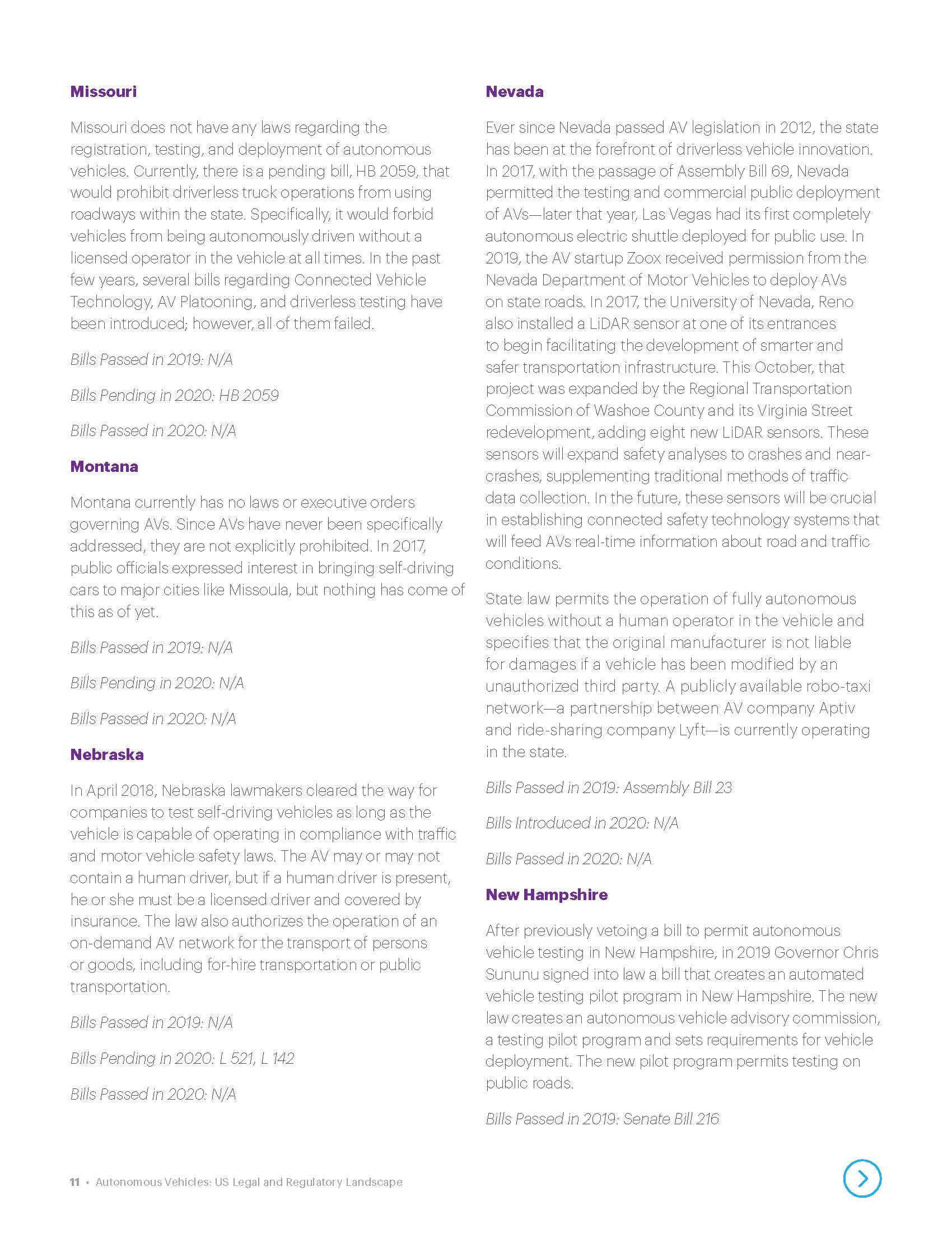 Autonomous Vehicles in the US：50-State Roundup - Dentons_页面_11.jpg