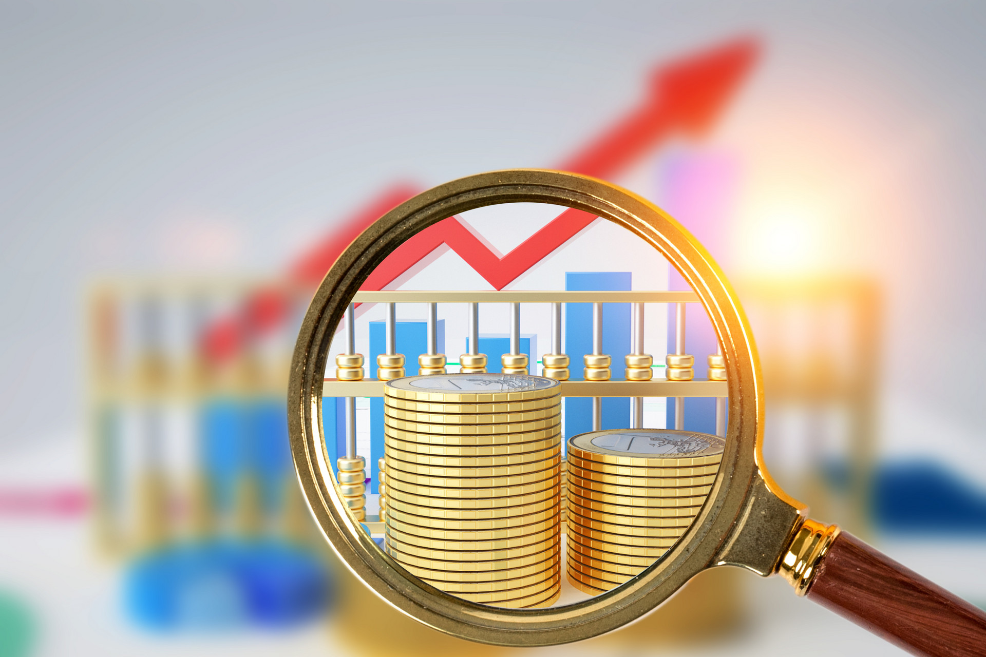 摄图网_500603564_banner_商业金融 商务金融  放大镜里的金币钱（企业商用）.jpg