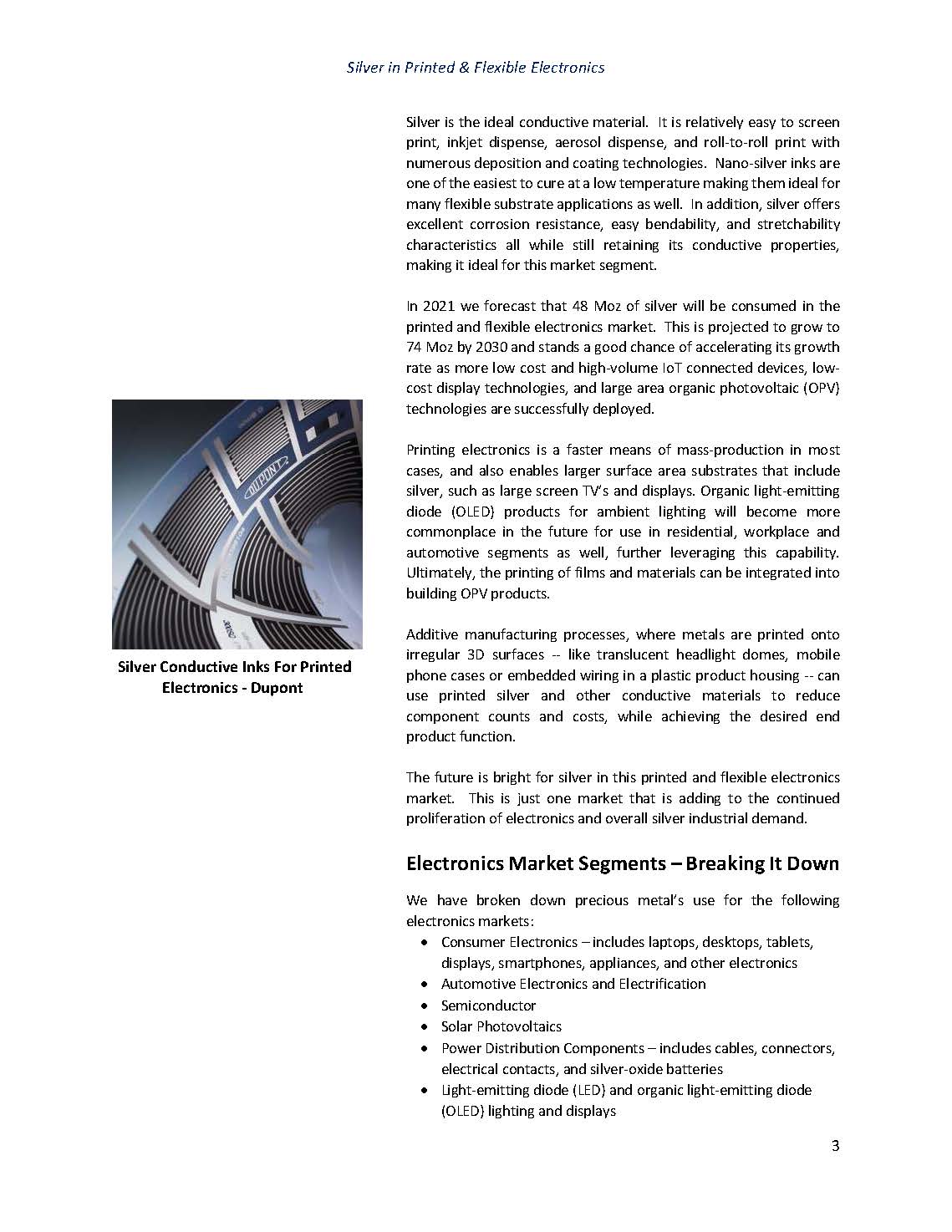 柔性电子市场趋势