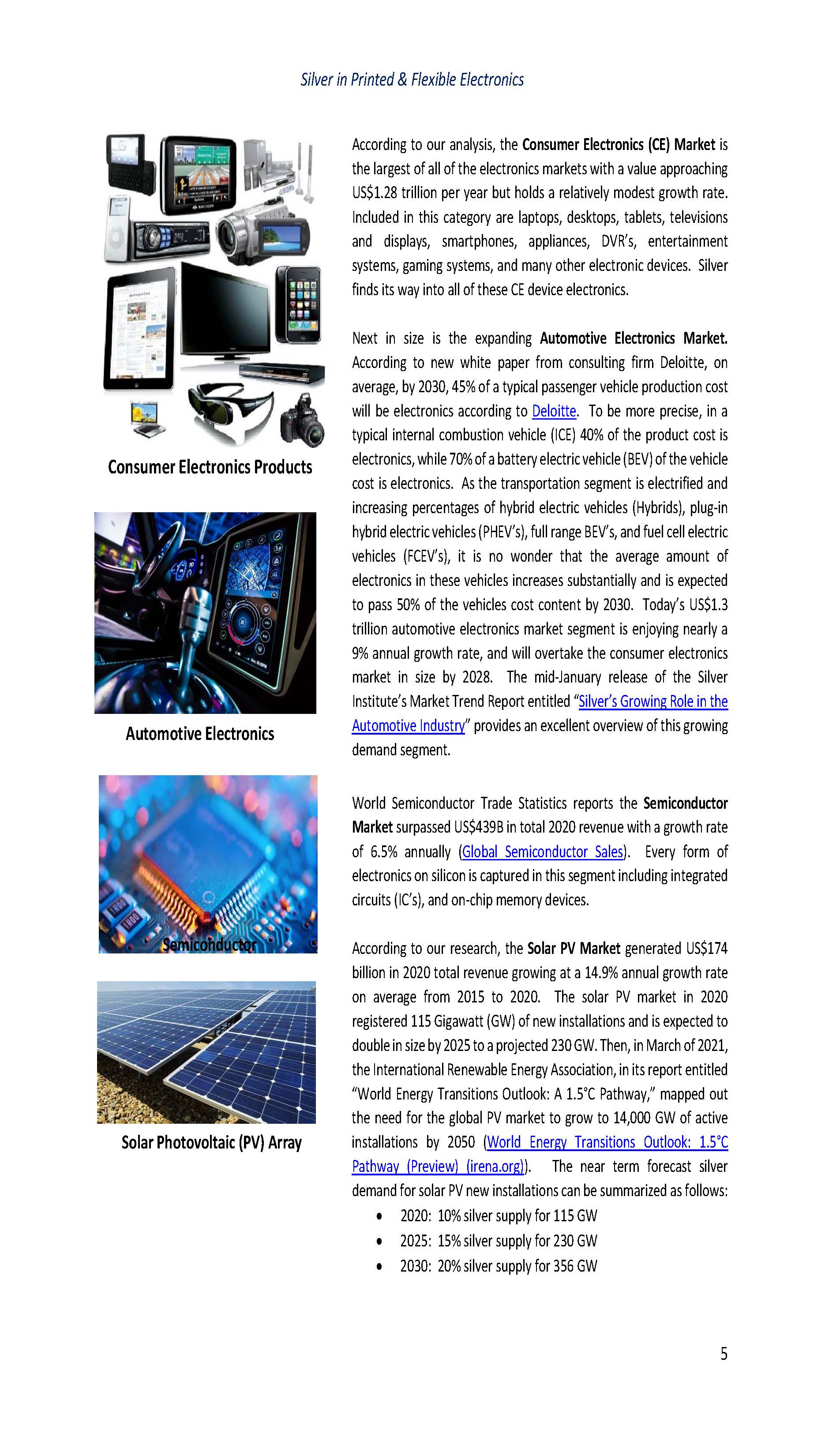 柔性电子市场趋势