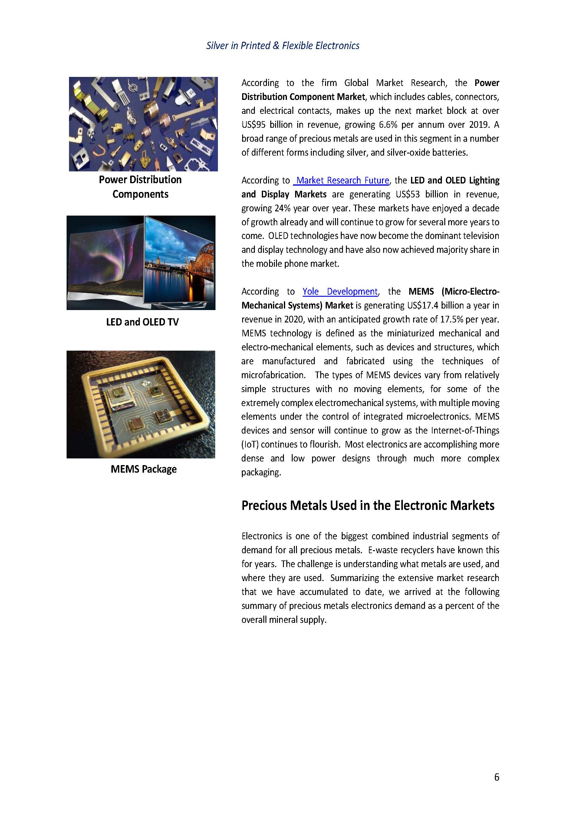 柔性电子市场趋势