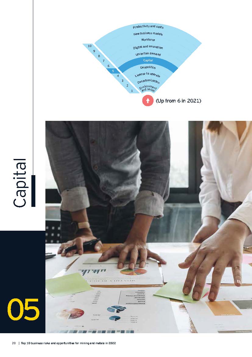 采矿及金属行业面临的业务风险