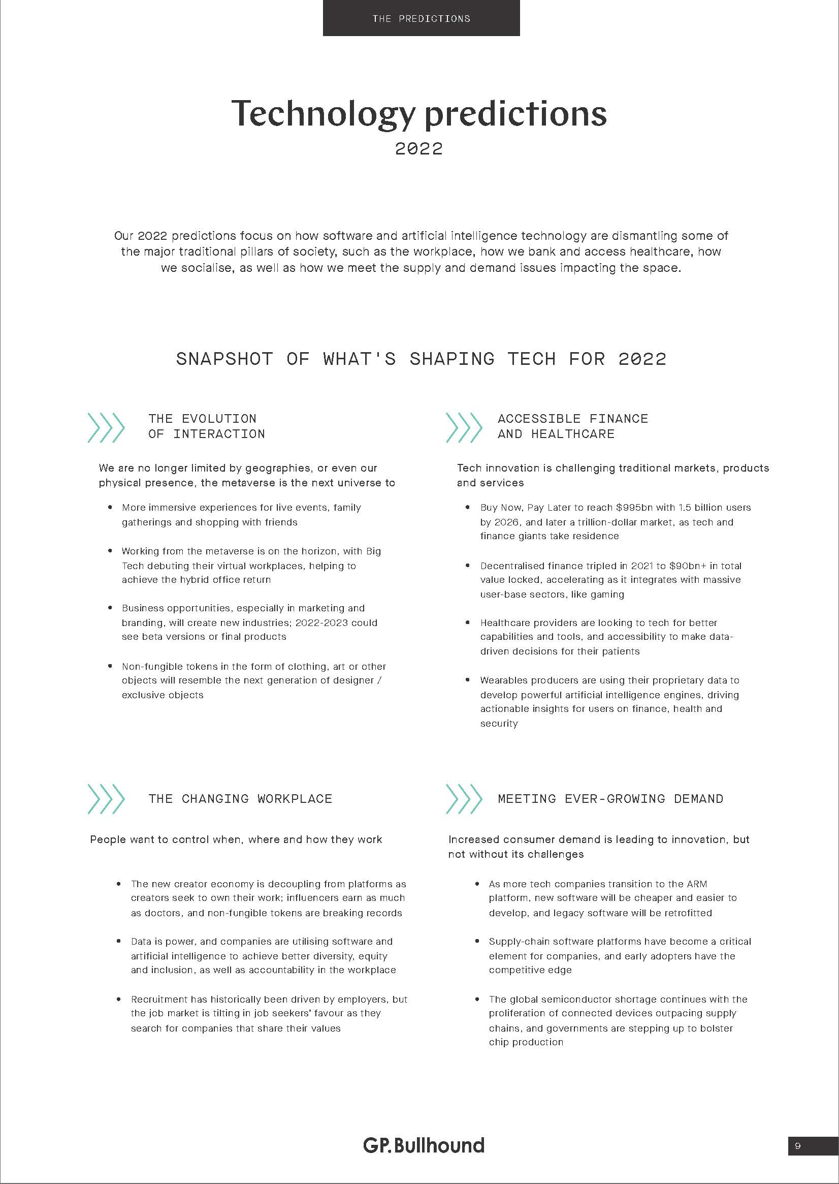 2022年科技趋势预测