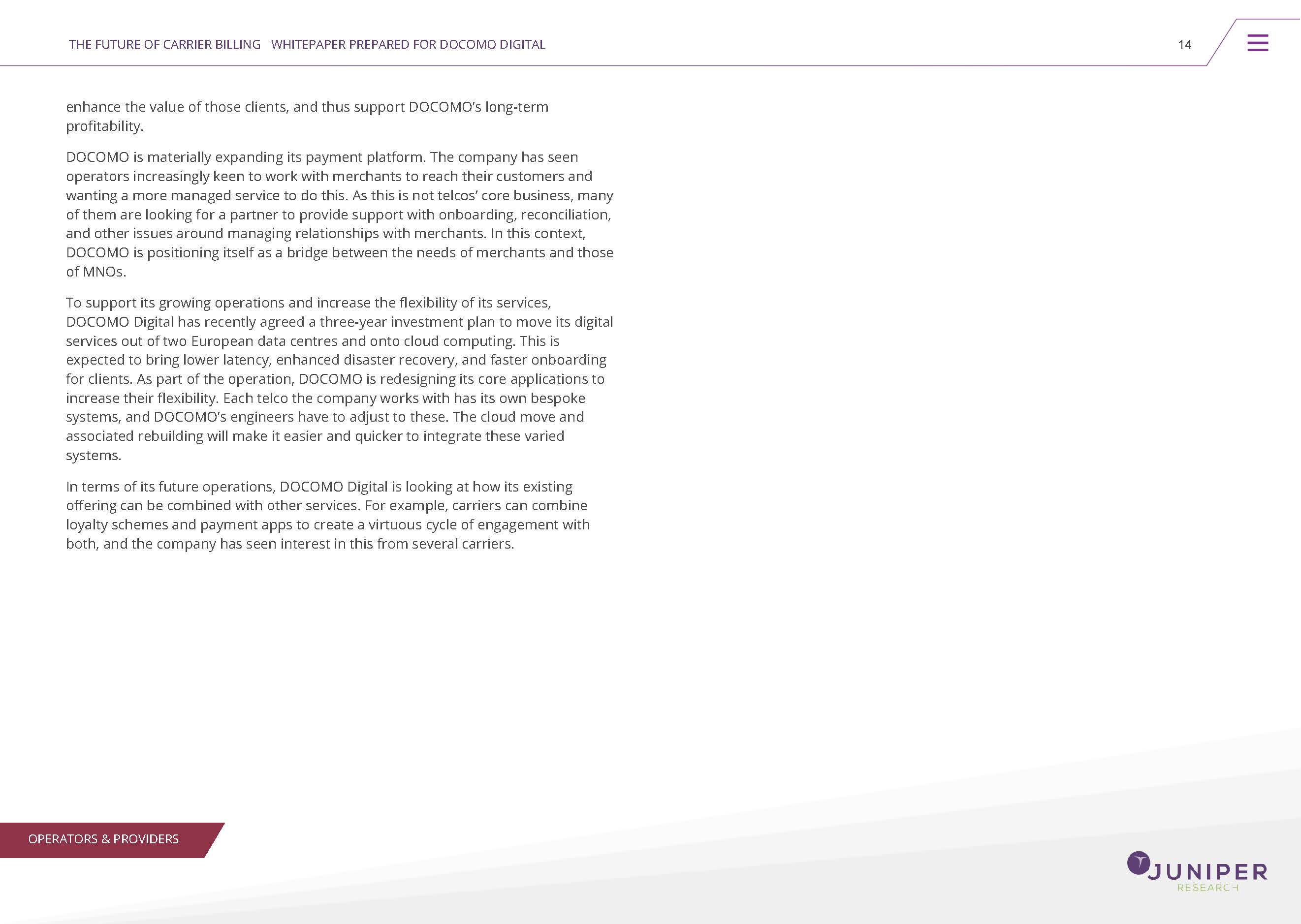 运营商计费市场趋势