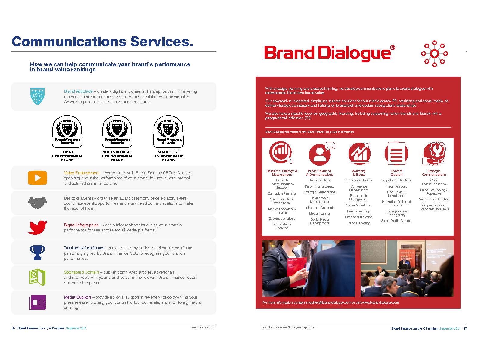 2021年奢侈和高端品牌排行榜