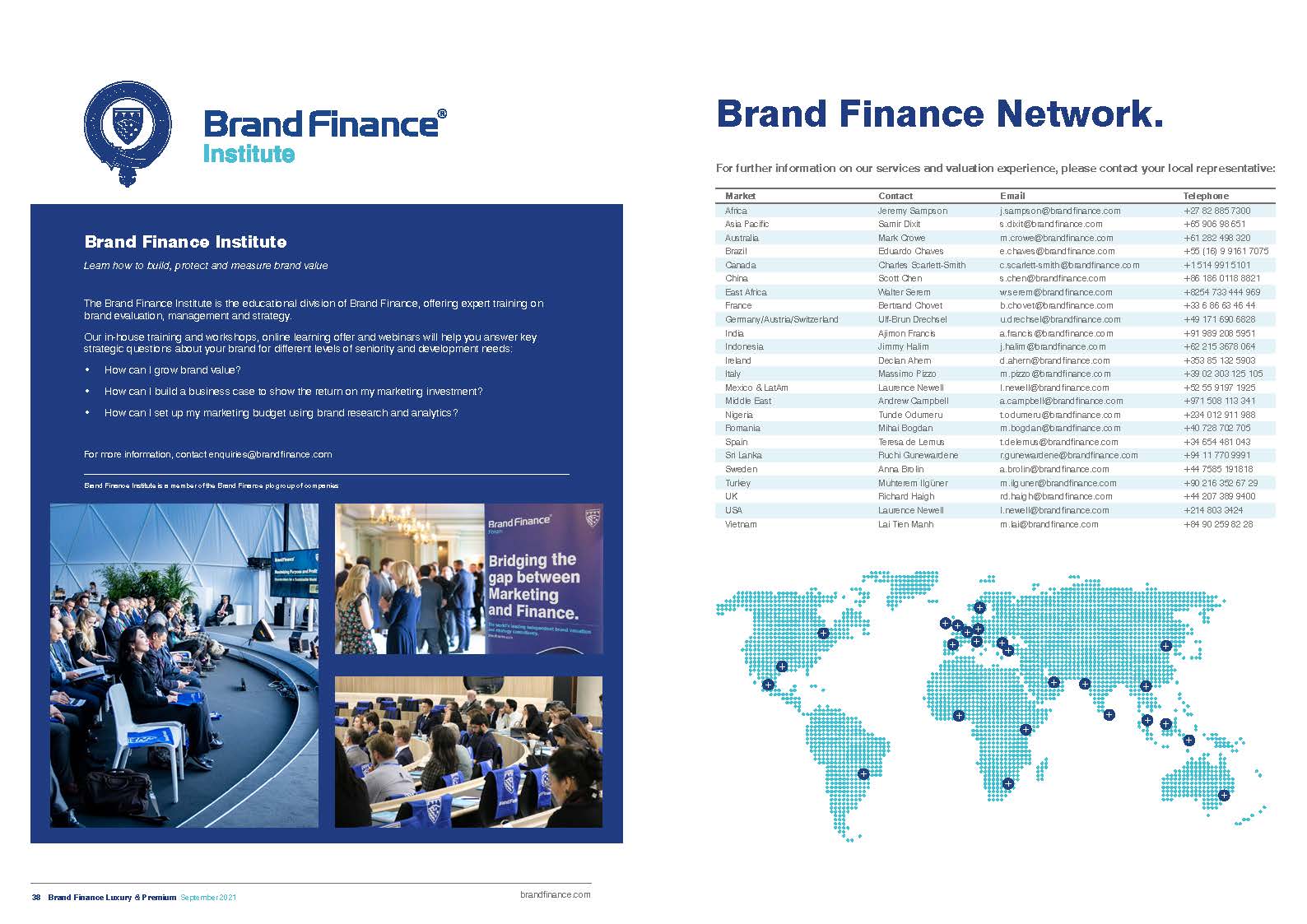 2021年奢侈和高端品牌排行榜