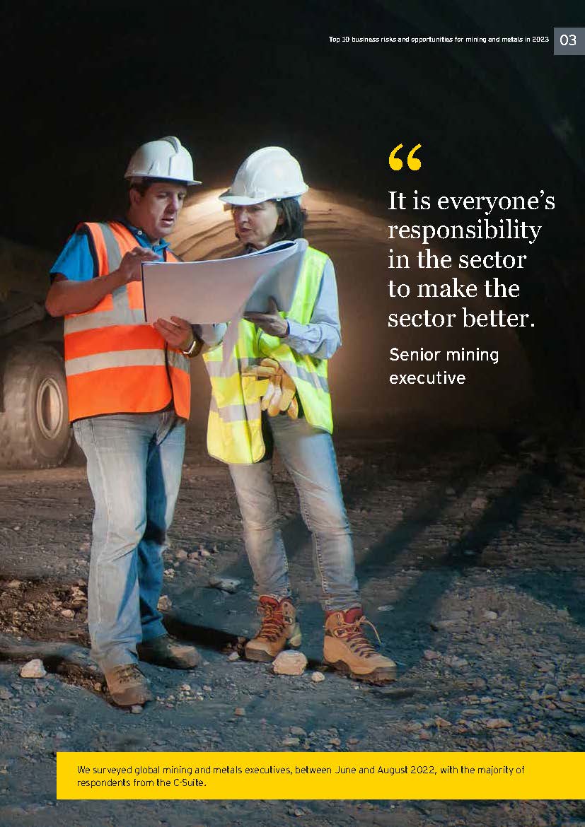 采矿及金属行业面临的业务风险
