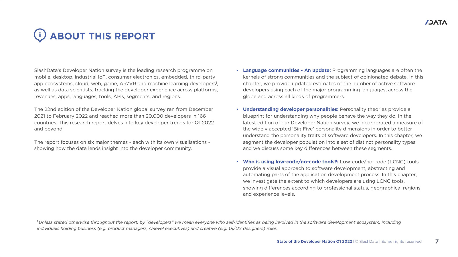 软件开发人员调查报告