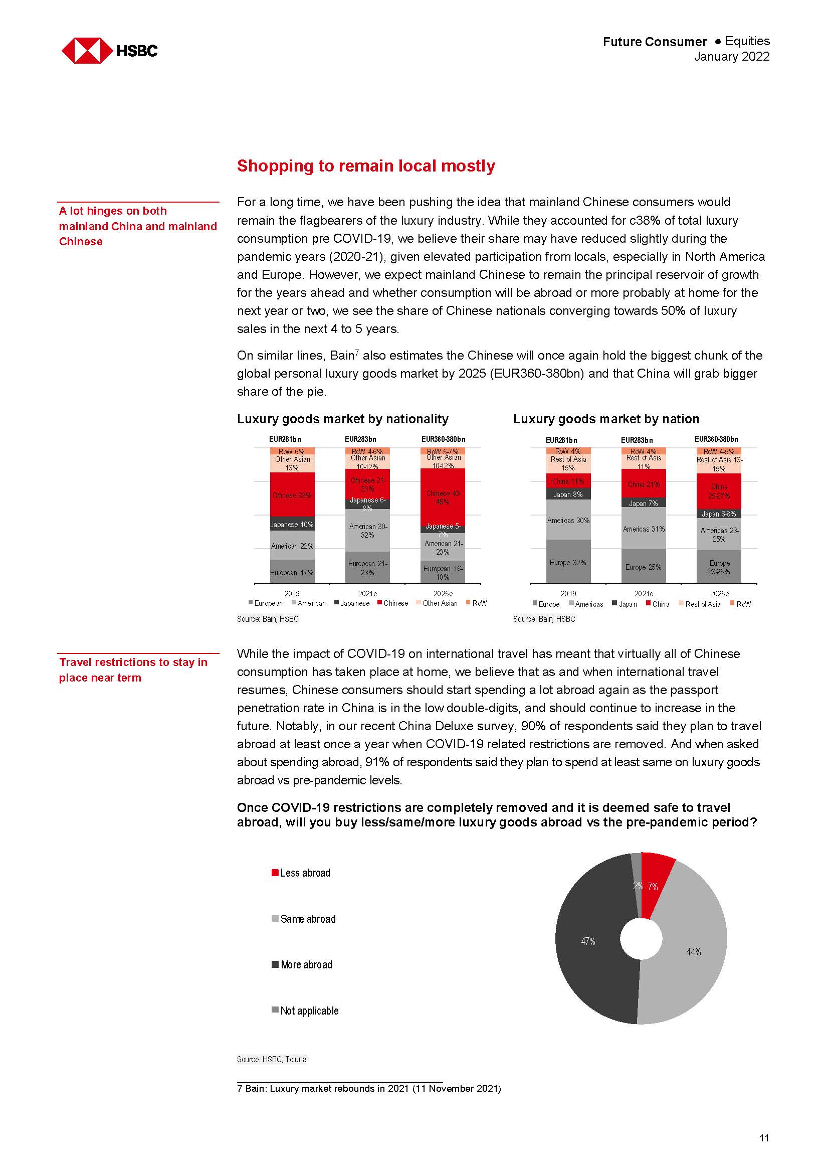 奢侈品行业市场分析报告