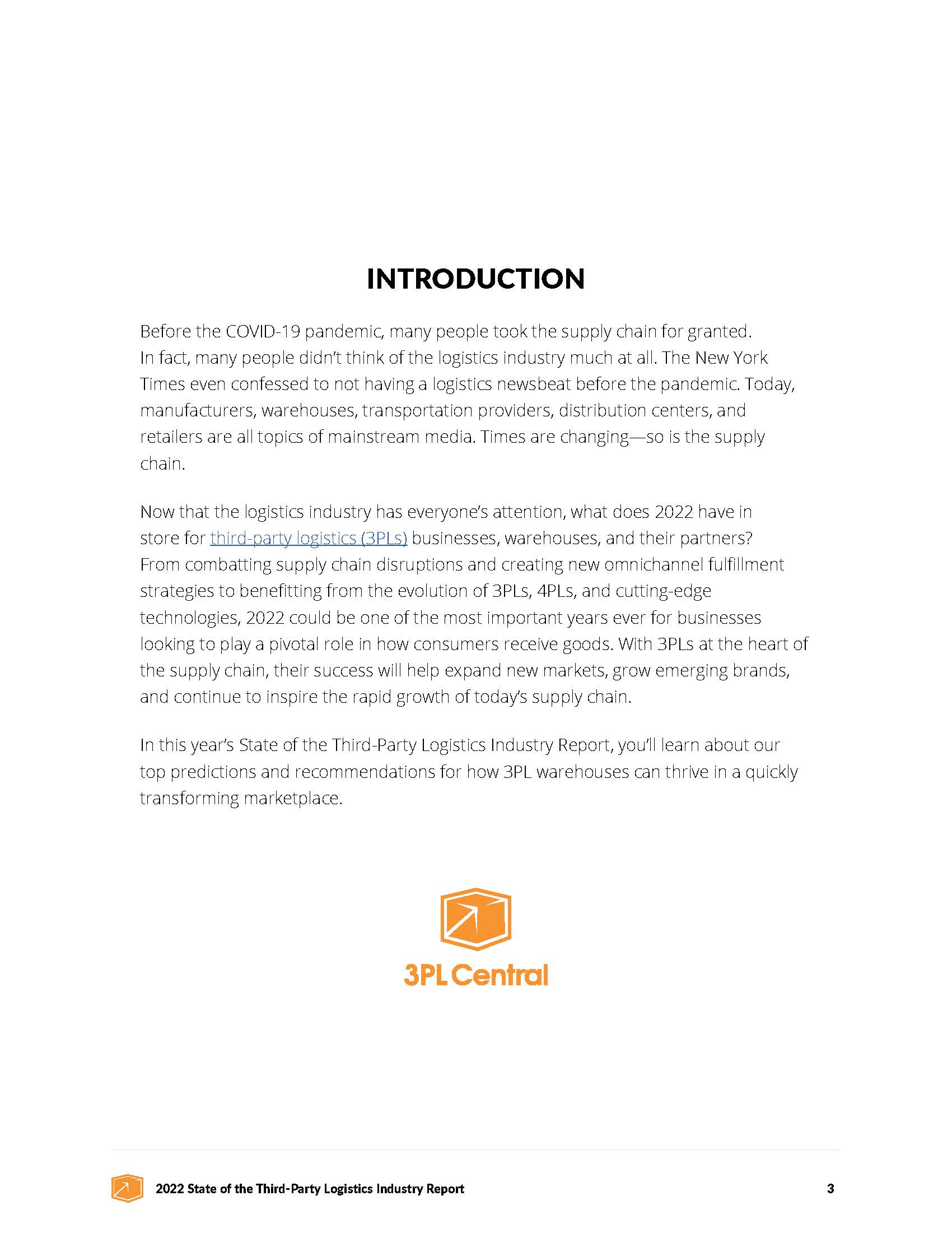 全球第三方物流研究报告