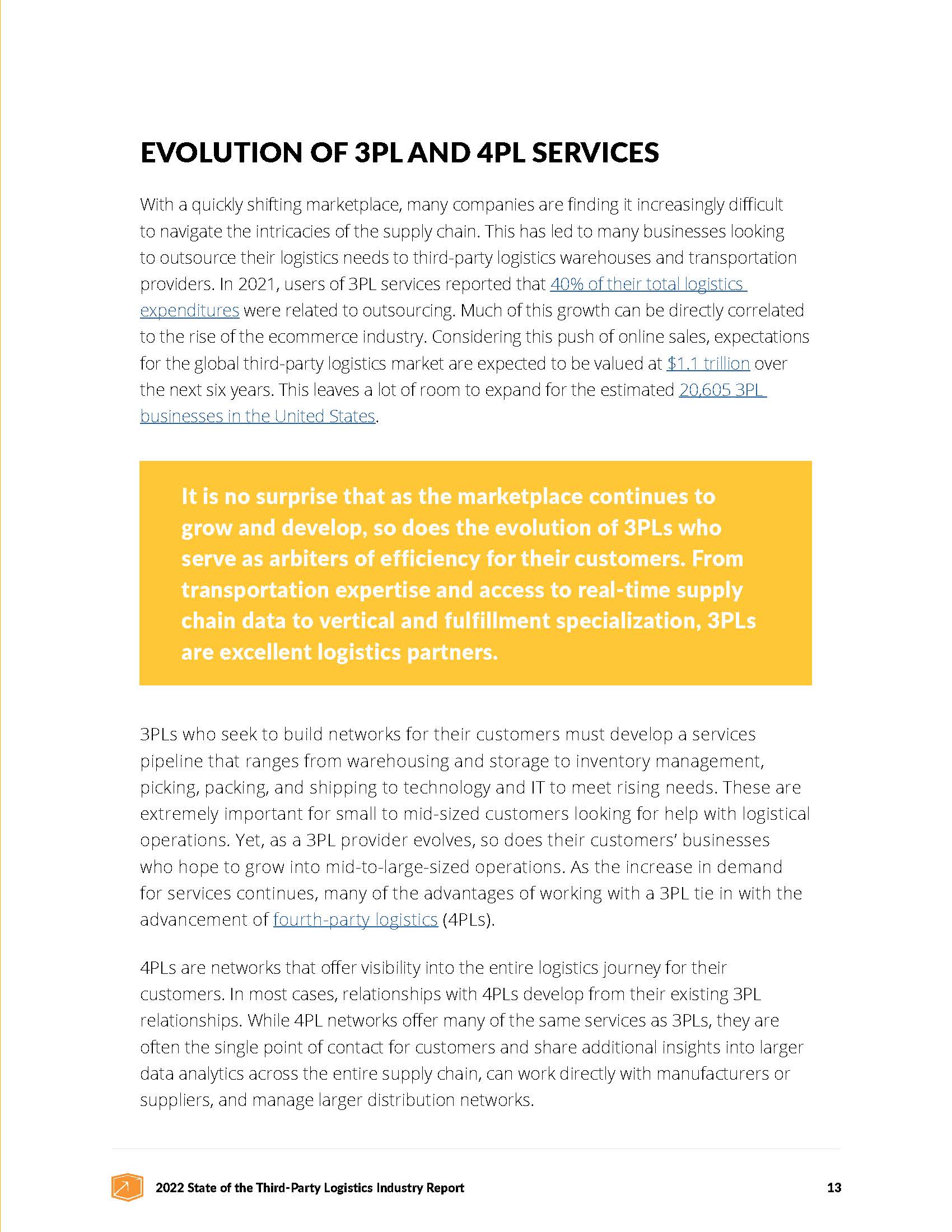 全球第三方物流研究报告