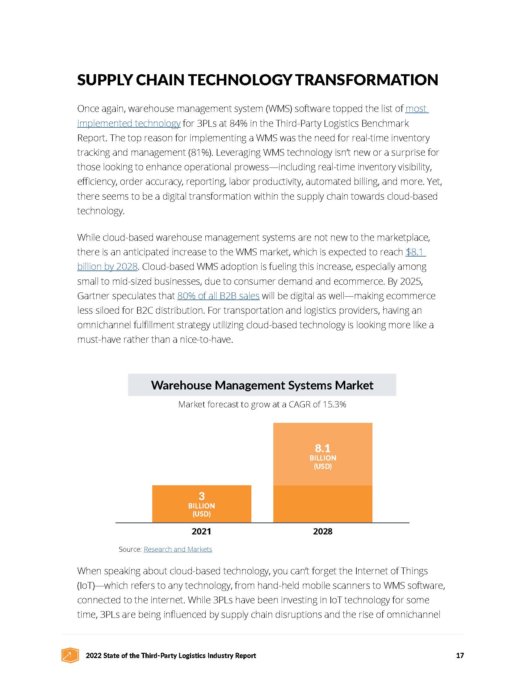 全球第三方物流研究报告