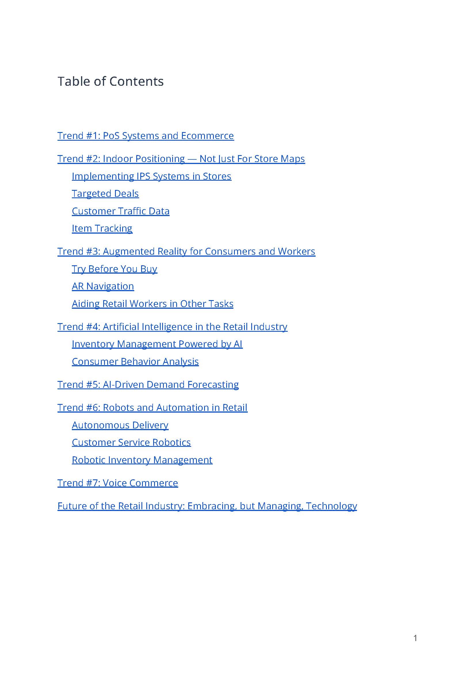 零售行业发展趋势报告