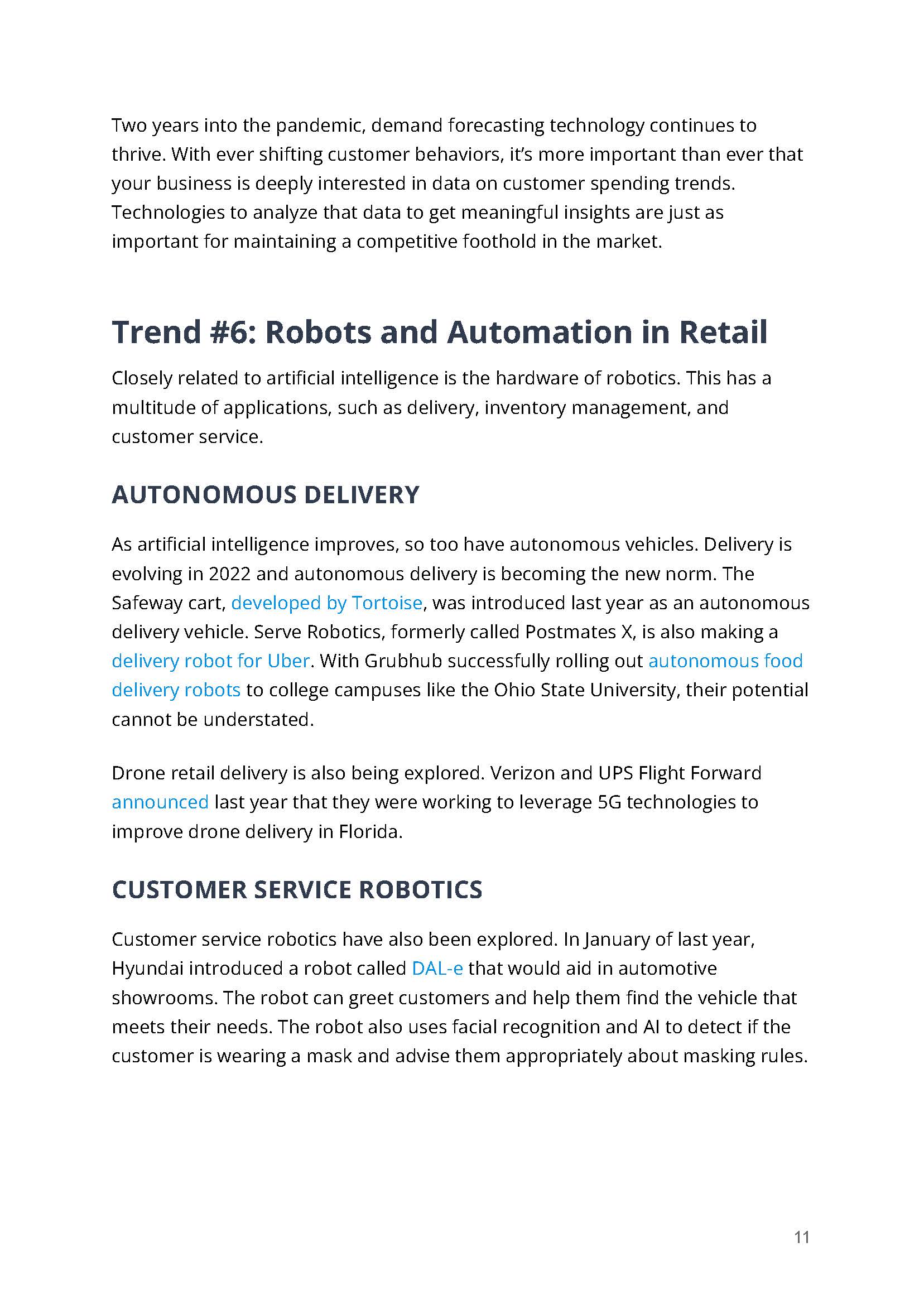 零售行业发展趋势报告