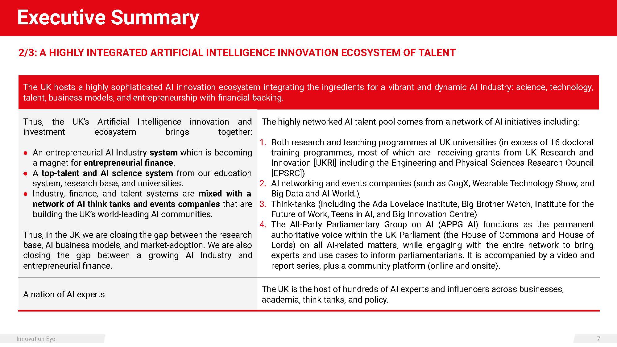 英国人工智能产业报告