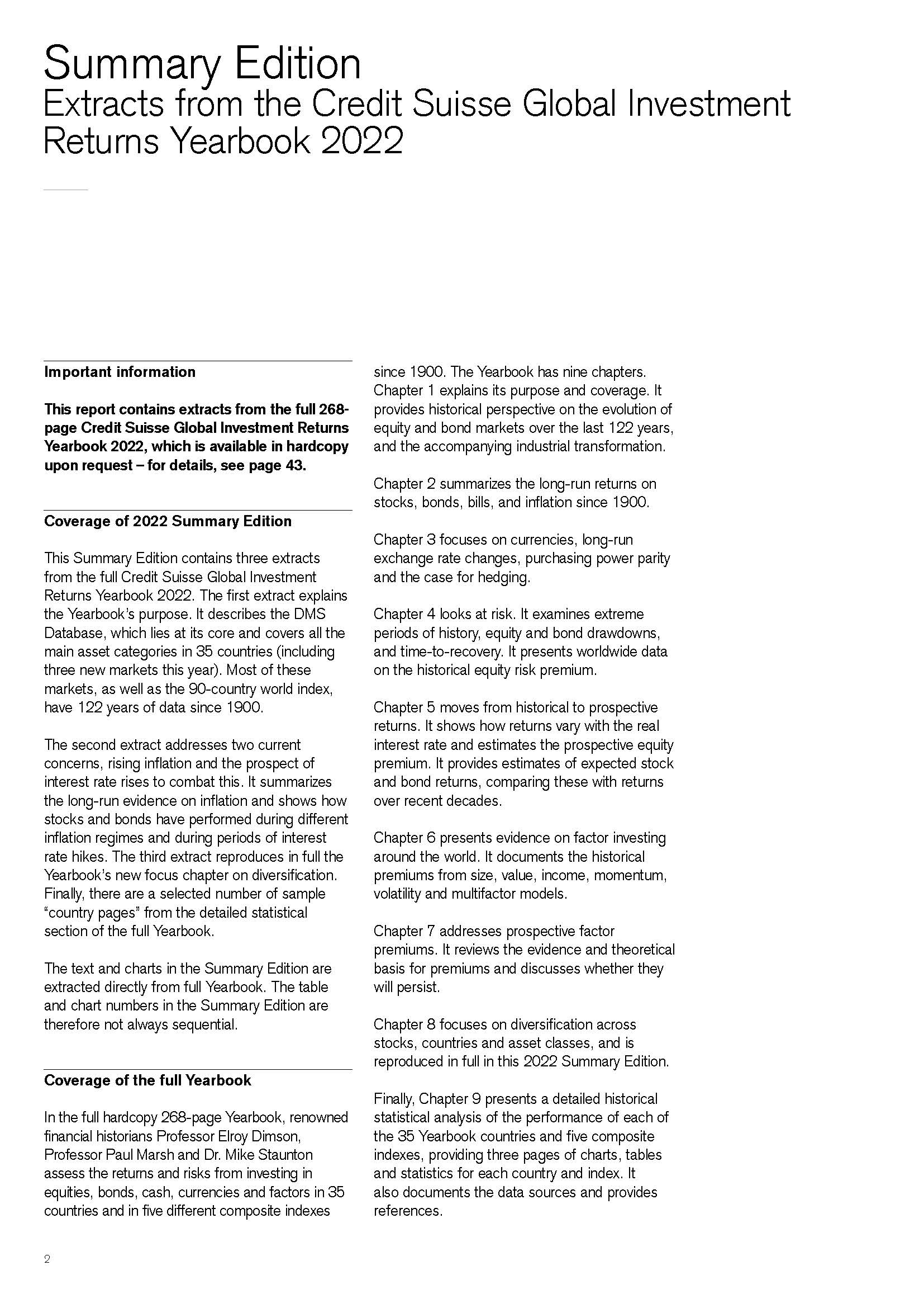 全球投资回报年鉴