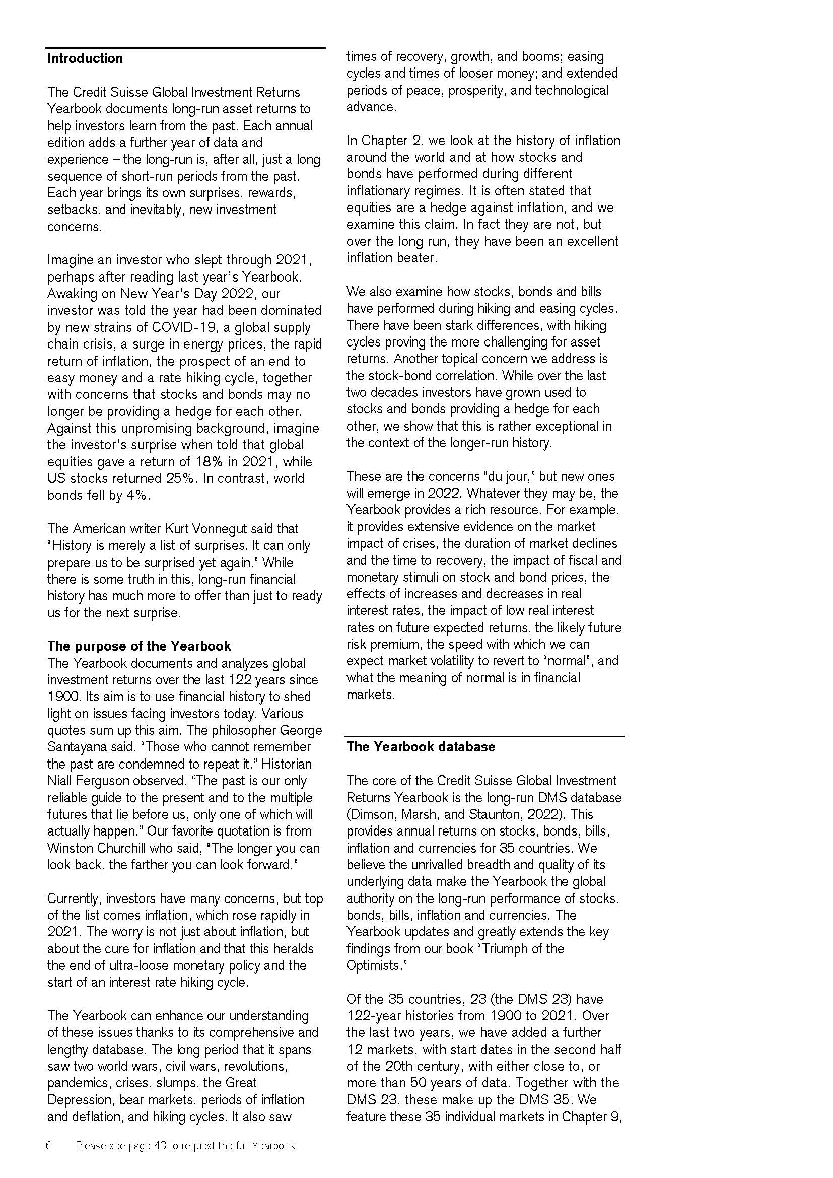 全球投资回报年鉴