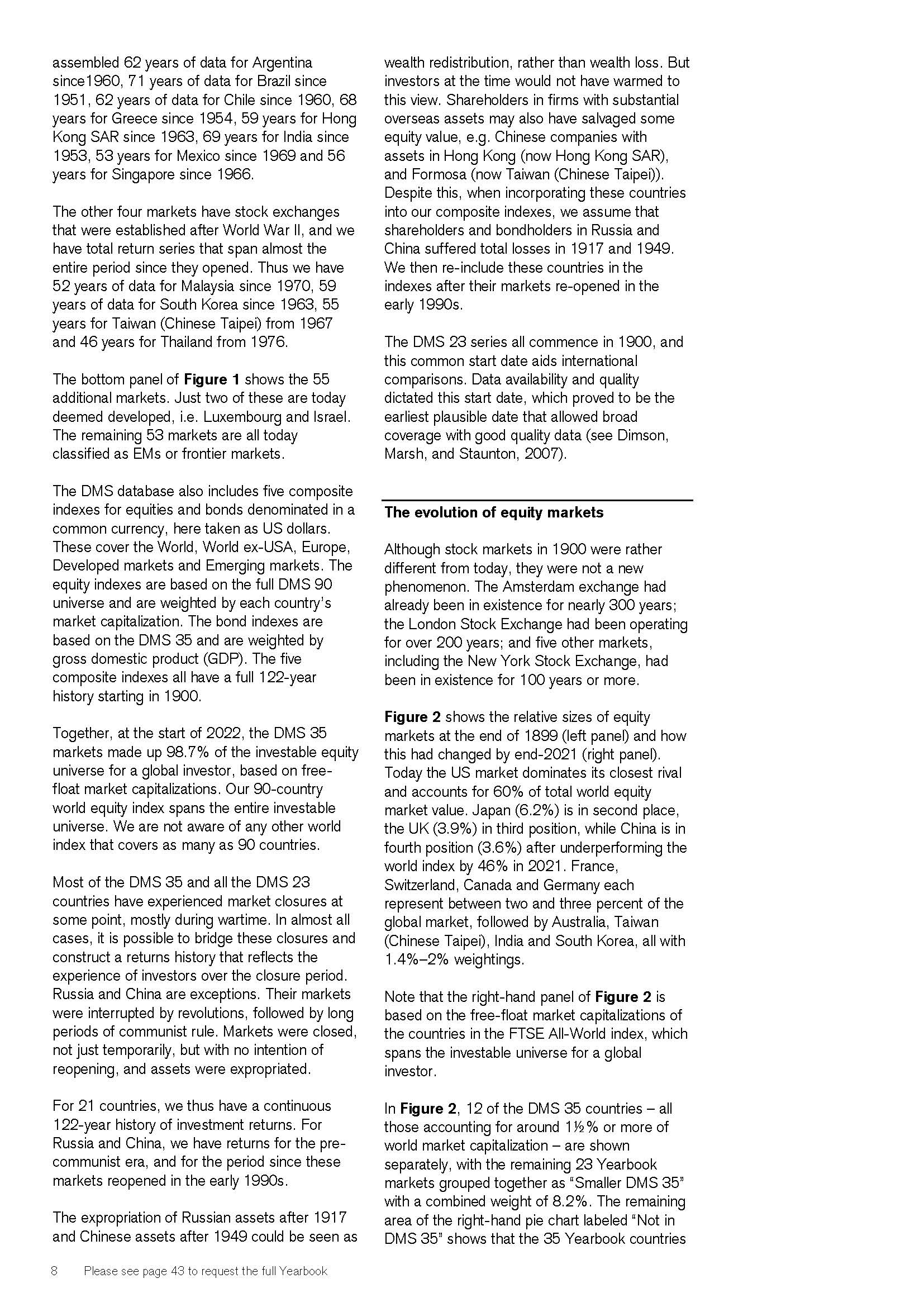 全球投资回报年鉴