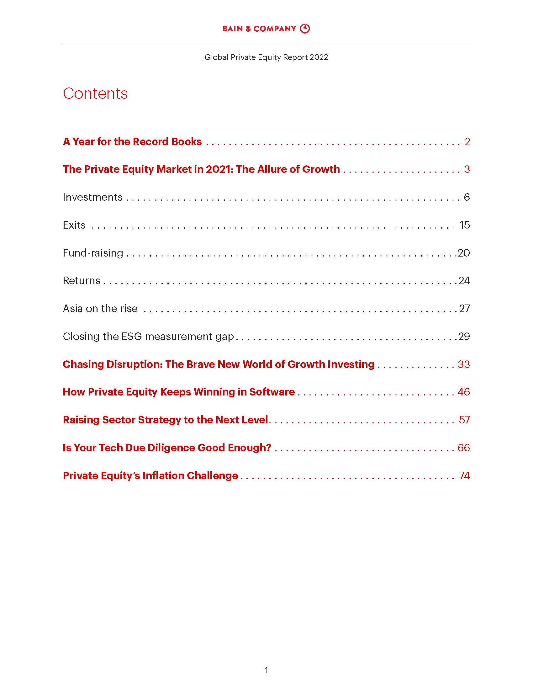 贝恩全球私募股权报告