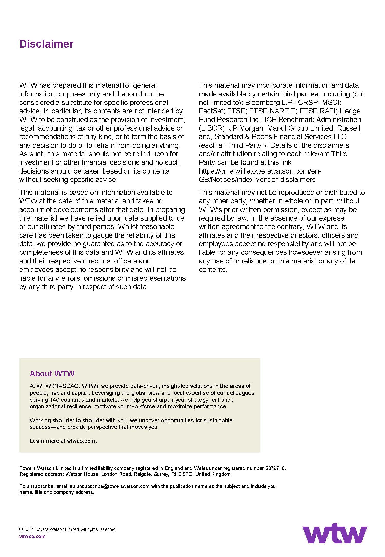 全球投资展望报告