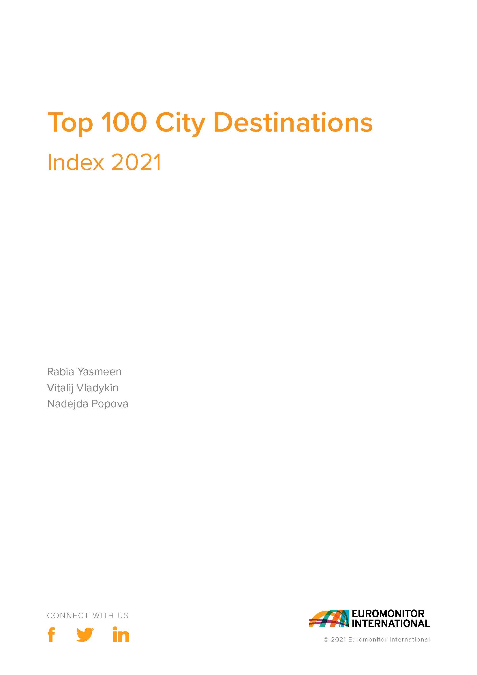 全球100强旅游城市目的地