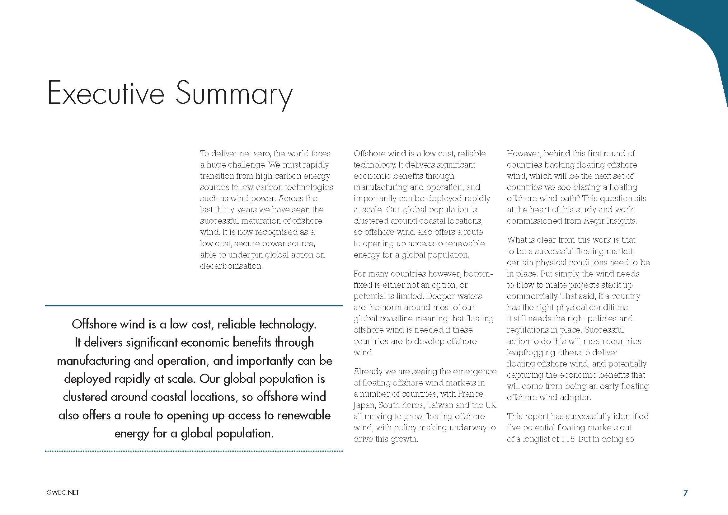 漂浮式海上风电