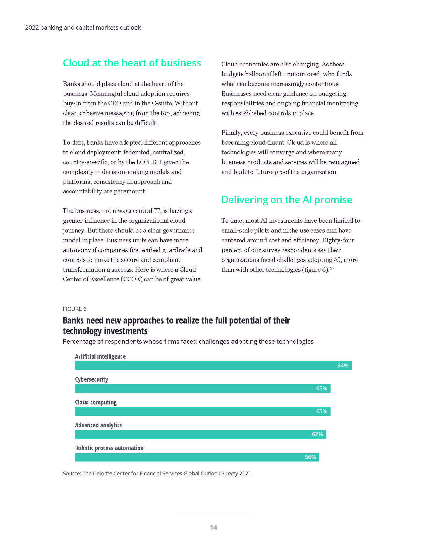 2022年银行业展望报告
