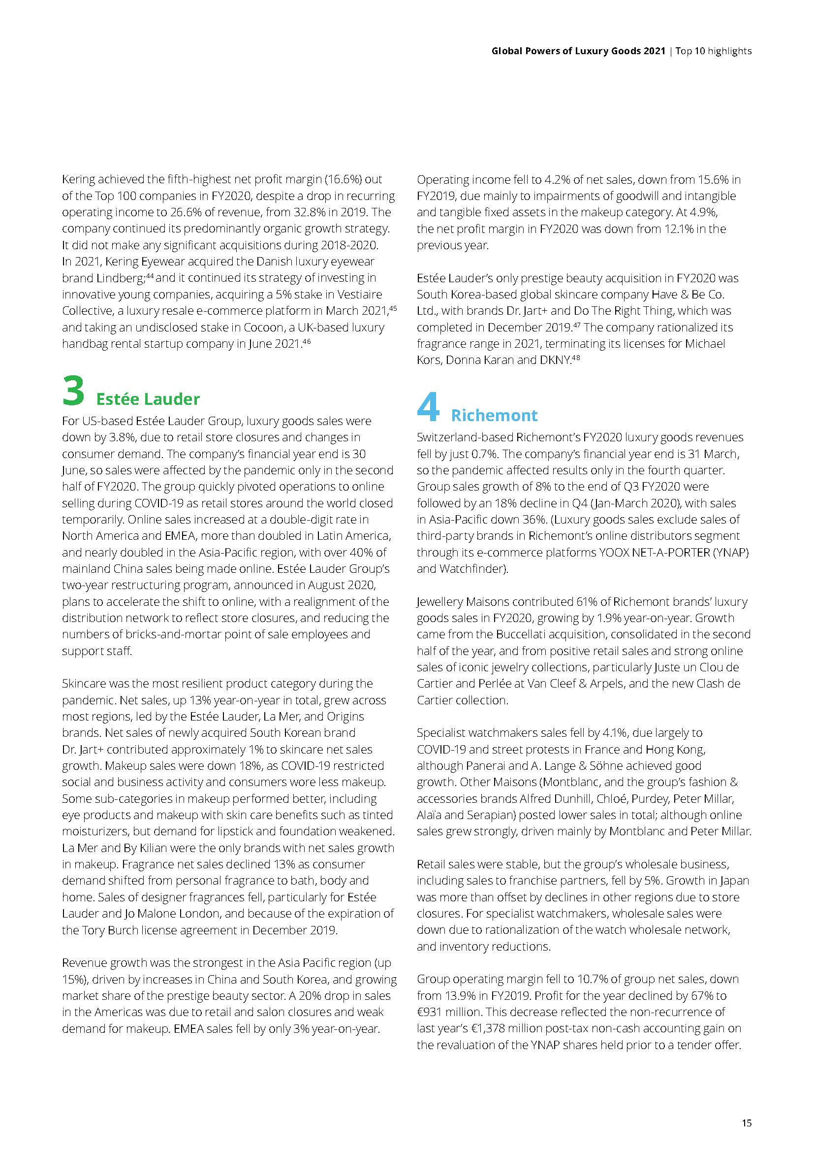 2021年全球奢侈品力量