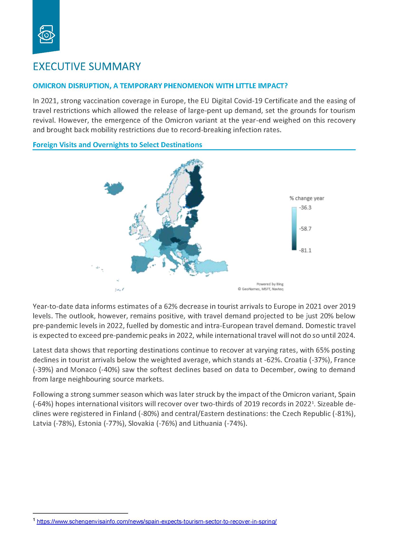 2022年欧洲旅游业分析