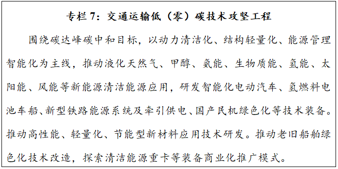 十四五交通领域科技创新规划