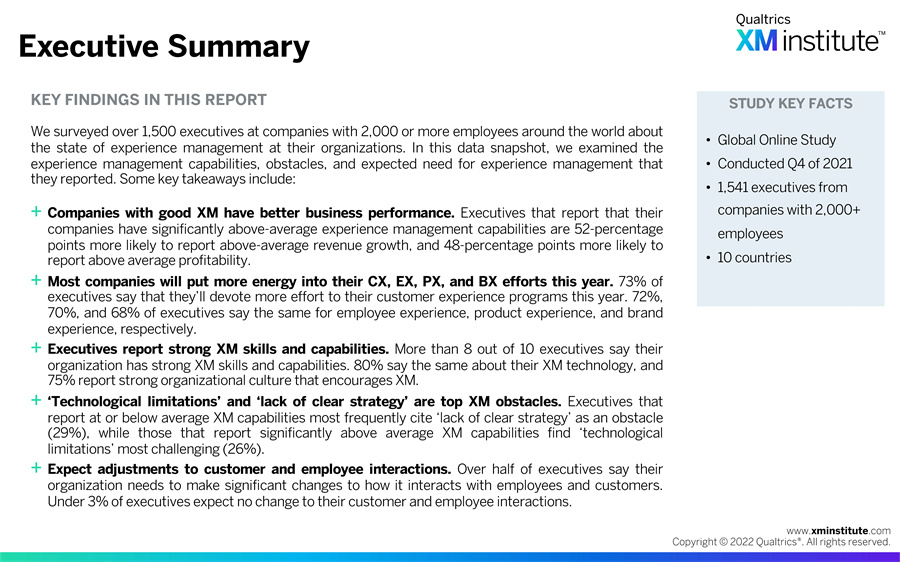 客户体验管理报告