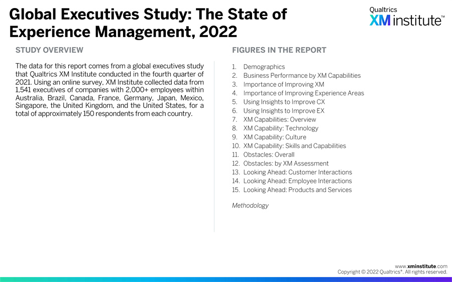 客户体验管理报告