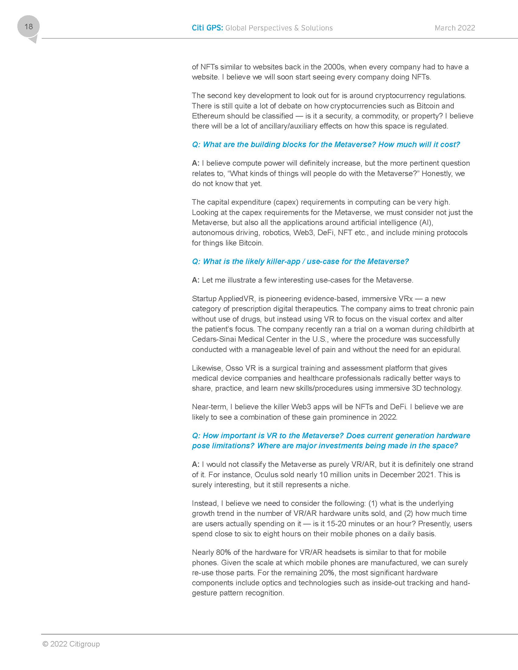 元宇宙趋势报告