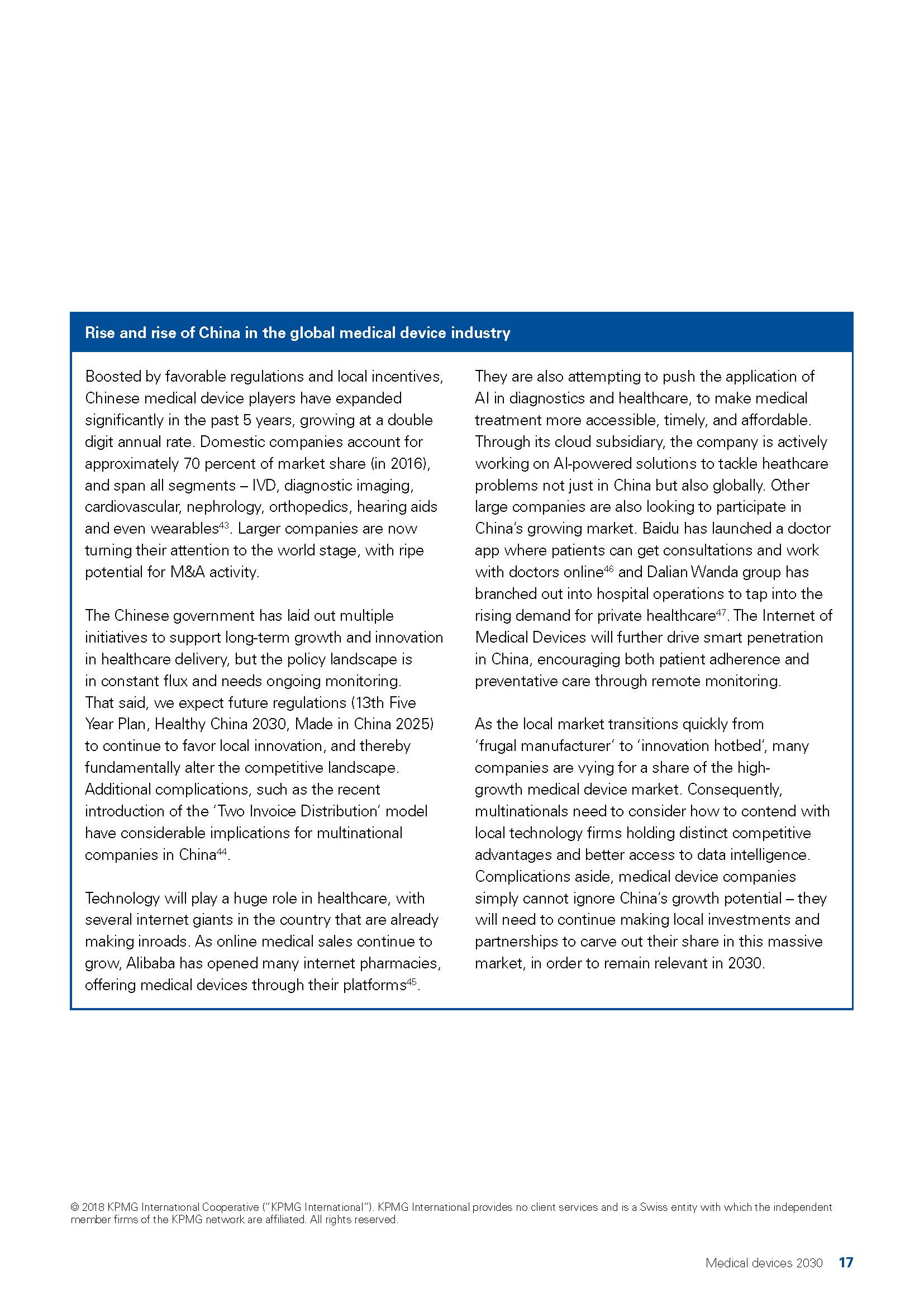 医疗器械行业展望