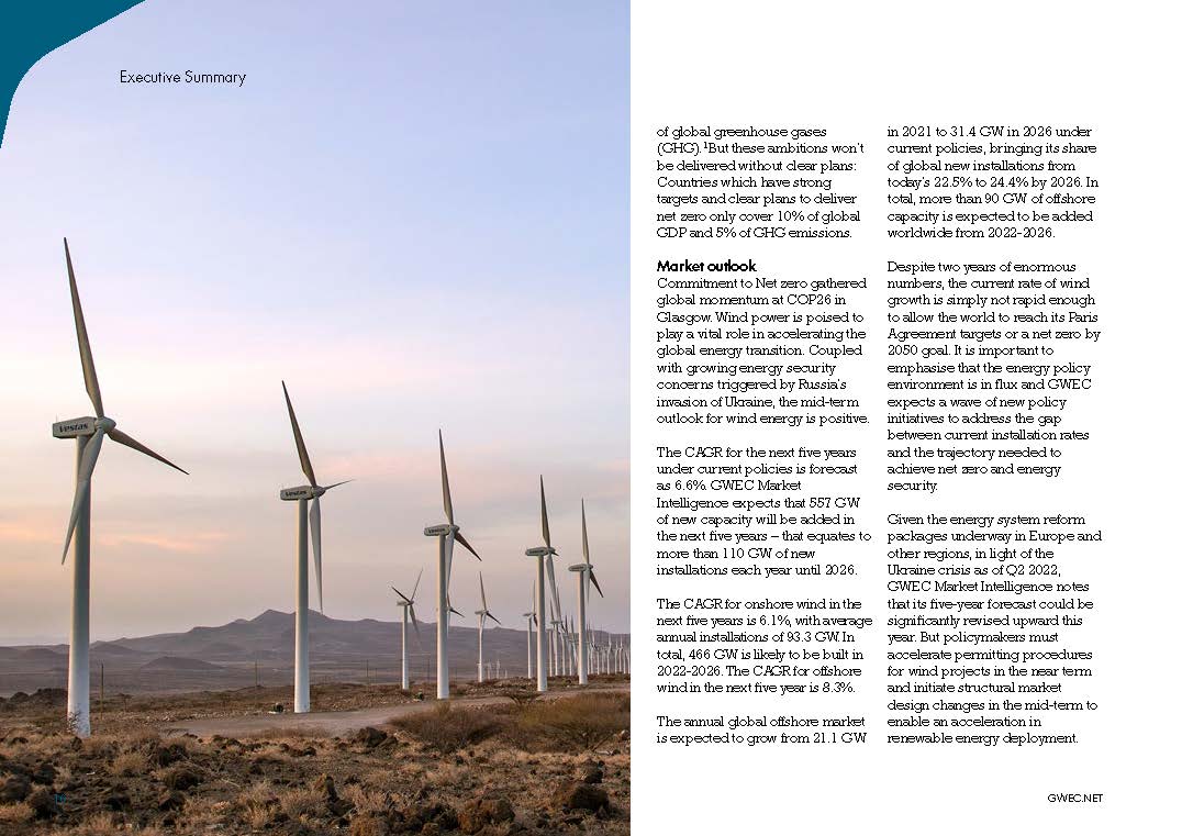 2022年全球风能报告