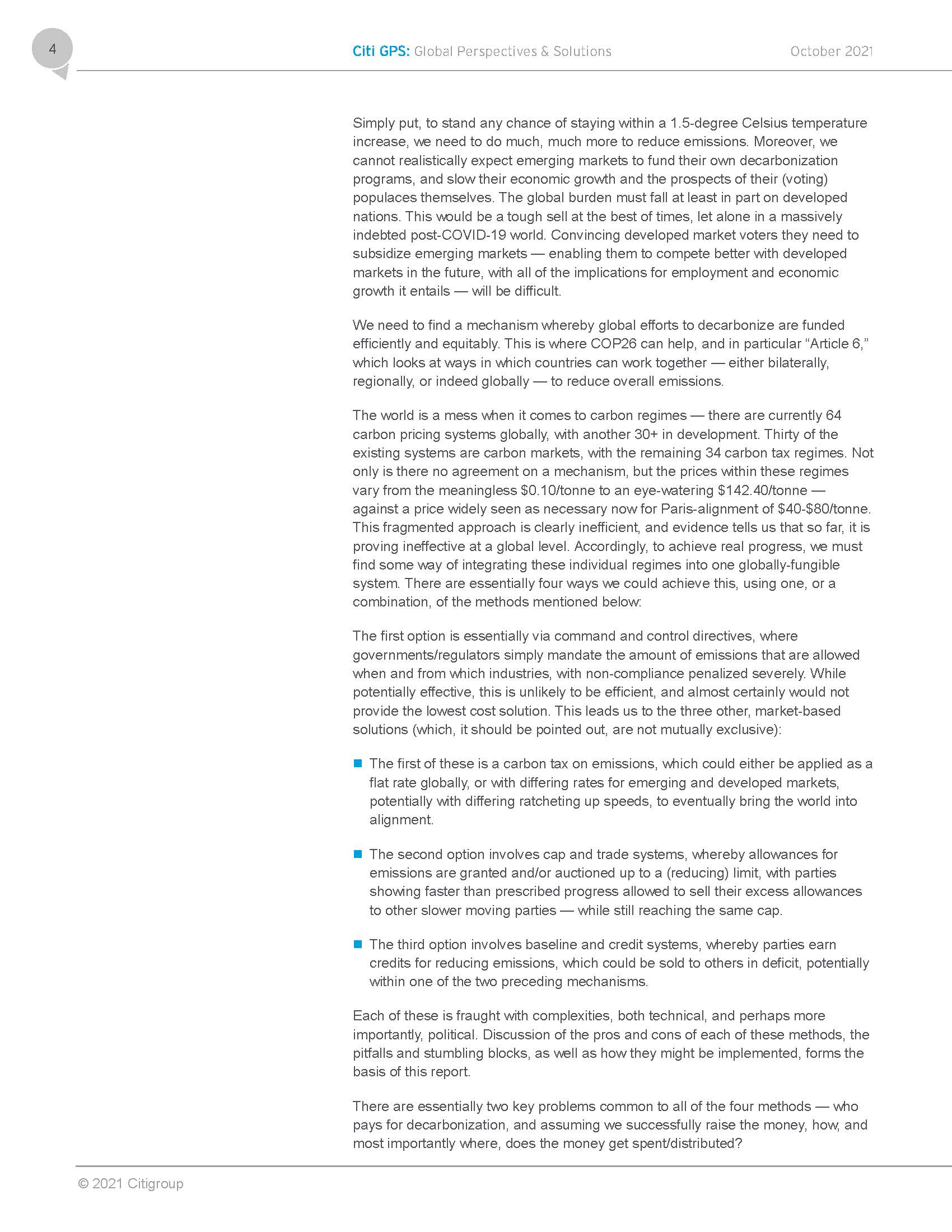 全球碳市场报告